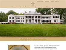 Tablet Screenshot of drumthwacket.org